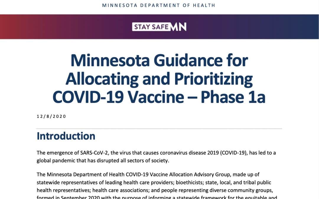 Meeting the Challenge within a Pandemic – Minnesota Department of Health